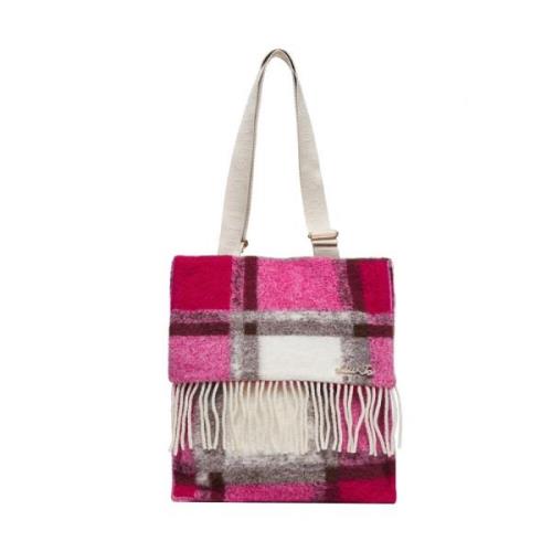 Blød Fuchsia Shopper Taske