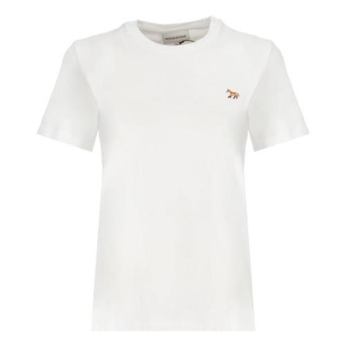 Hvid T-shirt med Baby Fox-patch