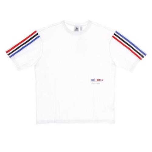 Tricolor Oversized Tee White T-Shirt