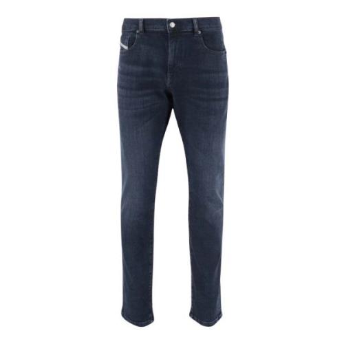 Slim Fit Mørk Denim Jeans