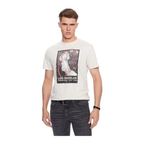 Modeuge Bomulds T-shirt - BLANCS