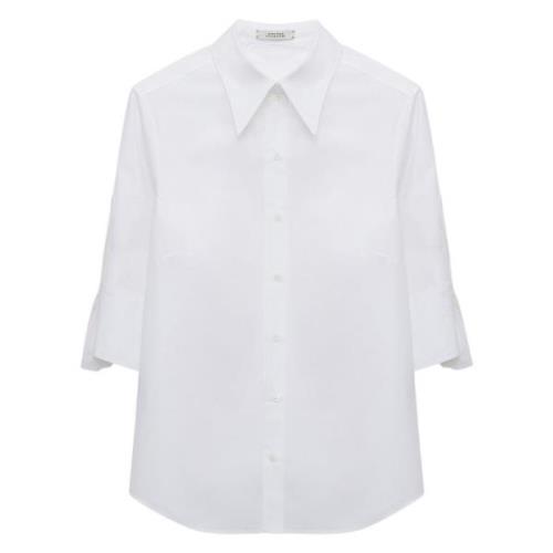 Elegant Poplin Power Bluse