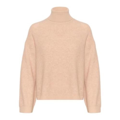 Sljessie Pullover Strik Semolina Melange