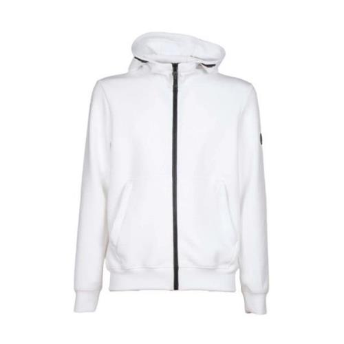 Elegant hvid Tech Fabric Hoodie