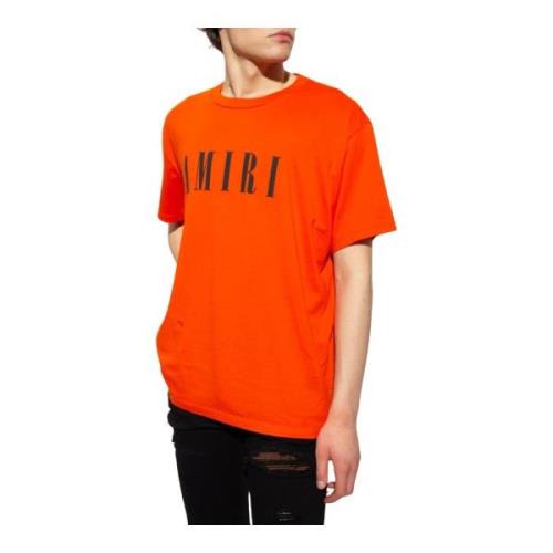 Logo Print T-Shirt - Rund Hals