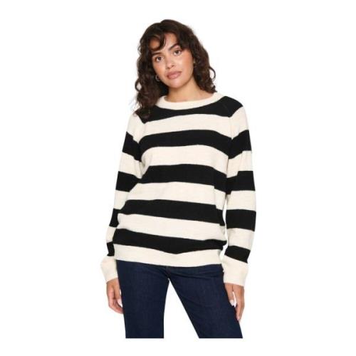 Ice Black Stripe Strik Pullover