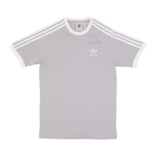 Grå 3-Stripes Tee Crew-Neck Skjorte