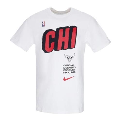 Chicago Bulls Block Tee Hvid