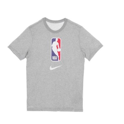 Grå Heather Herre T-shirt NBA Logo