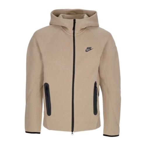 Tech Fleece Full-zip Hoodie Khaki/Sort