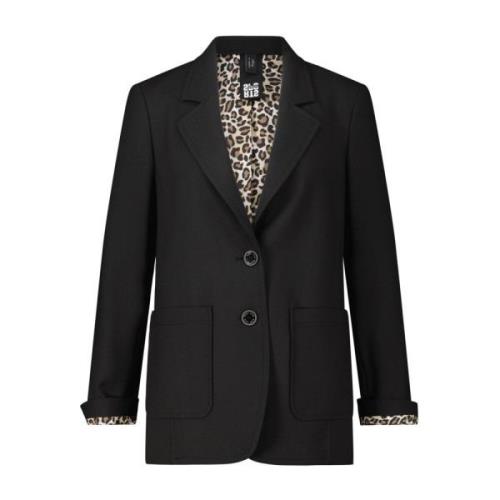 Animal-Print Blazer Stilfuldt Trendy Design