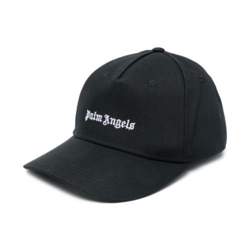 Sort Bomuld Twill Snap-Fit Hat