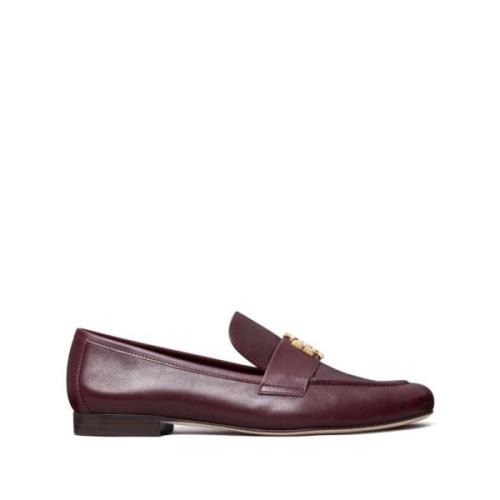 Rød Læder Double T Slip-On Flats