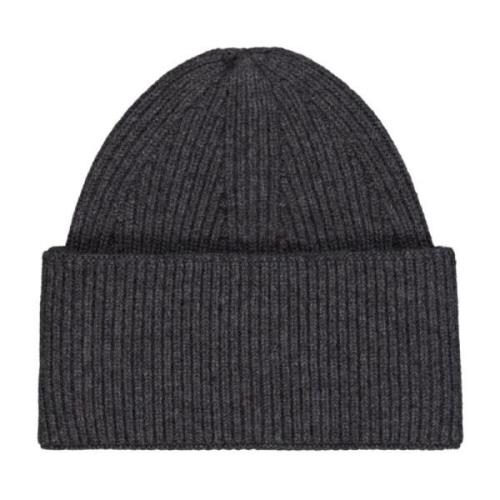 Kashmir Ribstrikket Beanie Hat