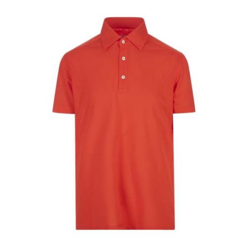 Orange Polo Shirt Kortærmet