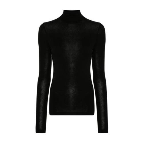 Sort Rullekrave Sweater