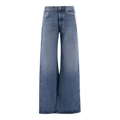 Denim Wide Leg Jeans Regular Fit