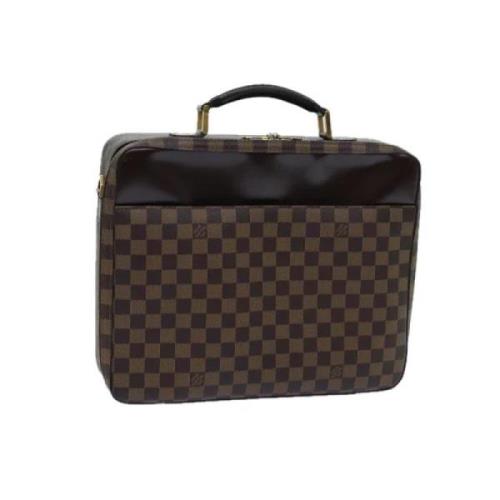 Pre-owned Coated canvas louis-vuitton-tasker