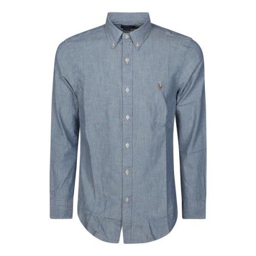 Chambray Bomuld Skjorte