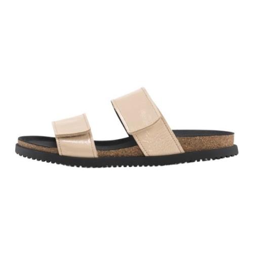 Creme Læder Sandal 1104-004-119