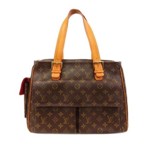 Pre-owned Canvas louis-vuitton-tasker