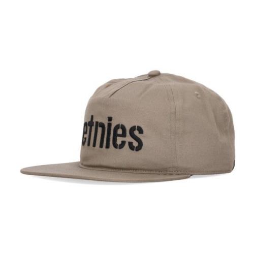 Flad Skygge Kasket Snapback Khaki