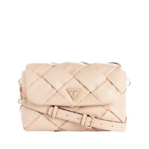 Fleksibel Beige Quiltet Zaina Taske