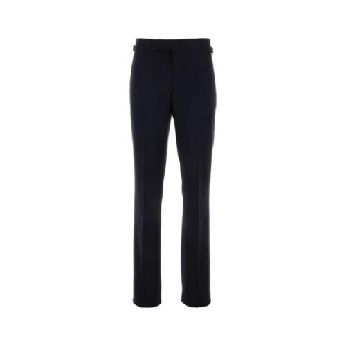 Navy Blue Wool Sang Pant