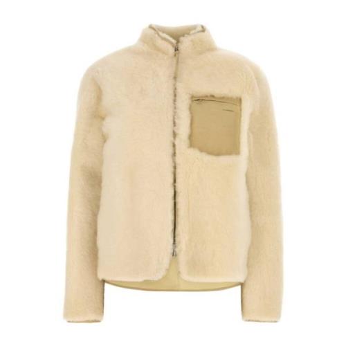 Shearling Jakke i Sand