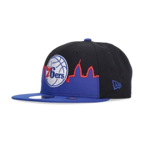 Flad Skyggehue NBA 76ers Sort