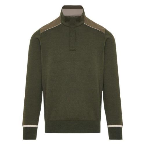 Uld Half-Zip Strik