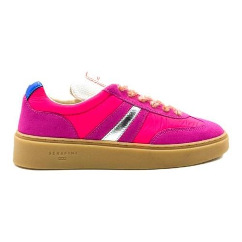 Fuchsia Court Sneakers