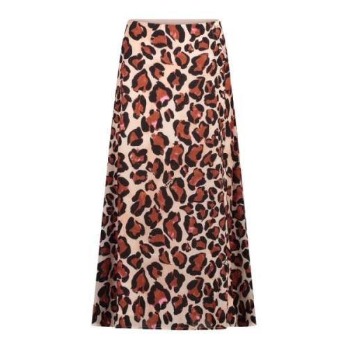 Leopard Print Maxi Skirt