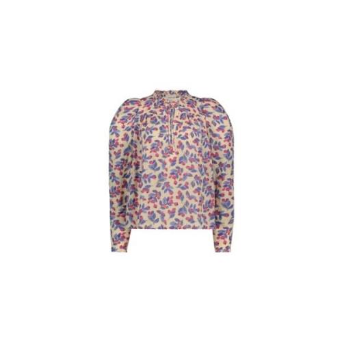 Didi Top med Blomsterprint