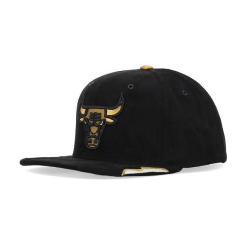 Chicago Bulls NBA Snapback Kasket Sort/Guld