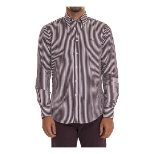 Stribet Button-Down Bomuldsskjorte