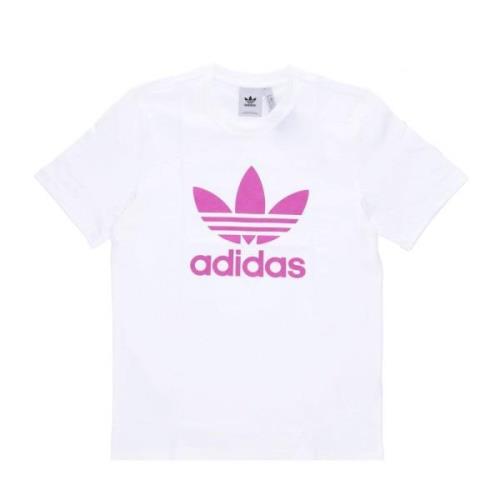 Trefoil Tee White/Lilac T-shirt Regular Fit