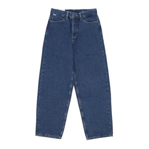 Mænds Straight Leg Jeans Midtbrugt