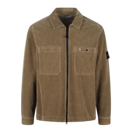 Corduroy Overshirt Med Lynlås FW24