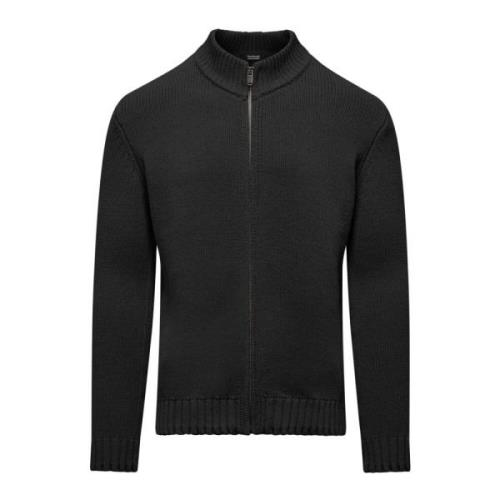 Herre Zip Højhalset Cardigan