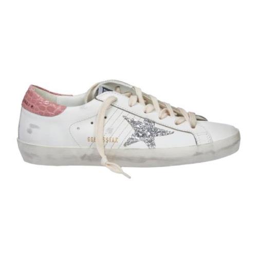 Hvide Super Star Sneakers Vintage Stil