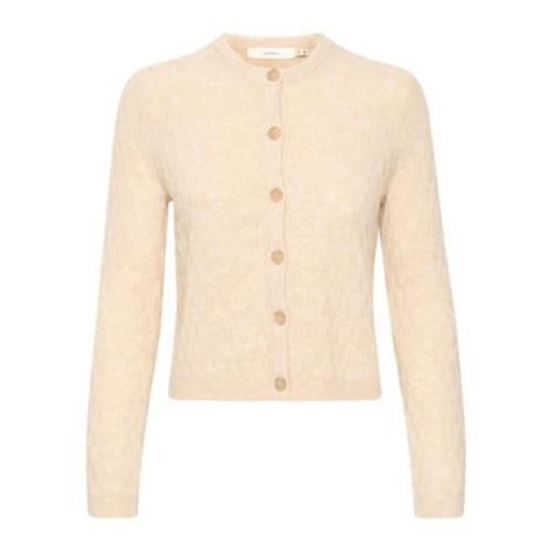 Feminin Cardigan Strik Haze Melange