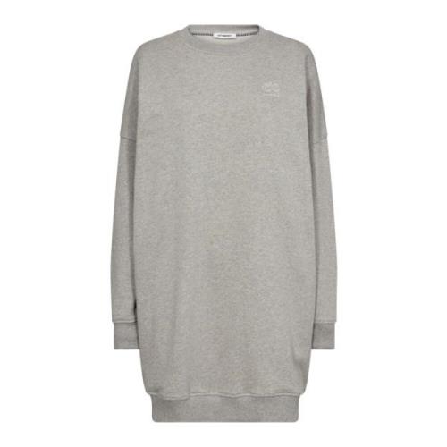 Oversize Sweat Dress Sweatshirts Grey Melan