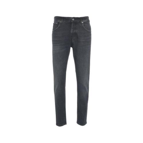 Gulerod Slim Fit Jeans med Logo Detaljer