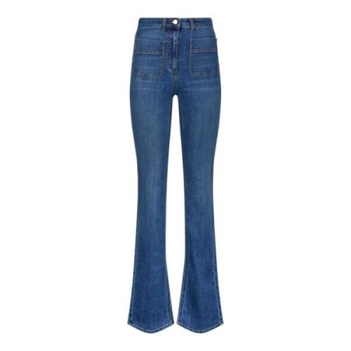 Guld Plaque Regular-Waist Stretch Jeans