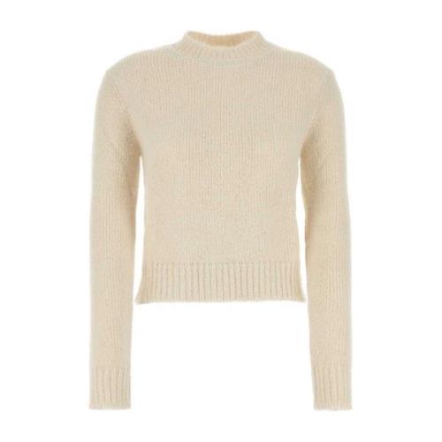 Alpaca Blend Ivory Sweater