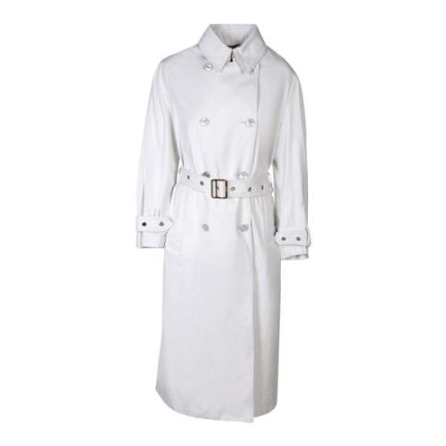 Elegant Grå Trenchcoat