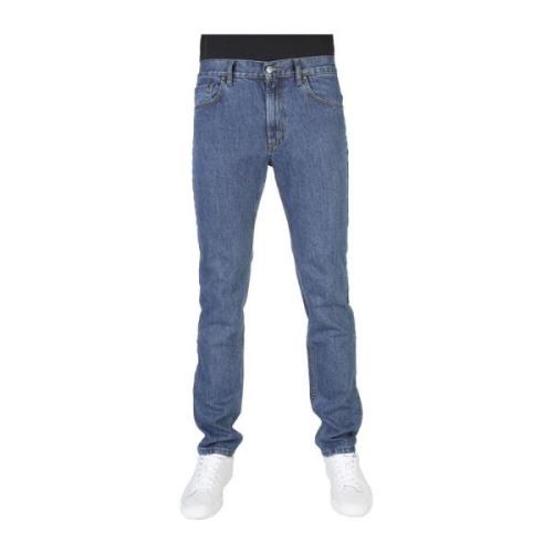 Knappelukning Bomuld Jeans 5 Lommer