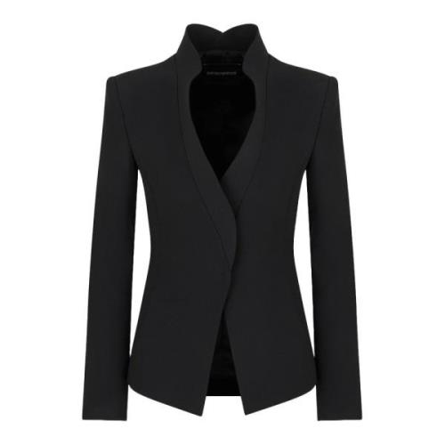 Sort Cady Crepe Blazer