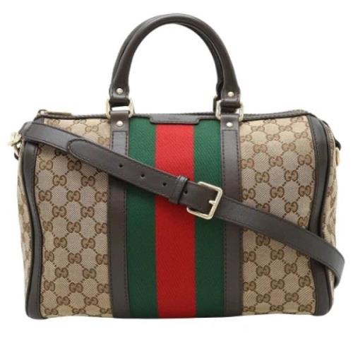 Pre-owned Canvas gucci-tasker